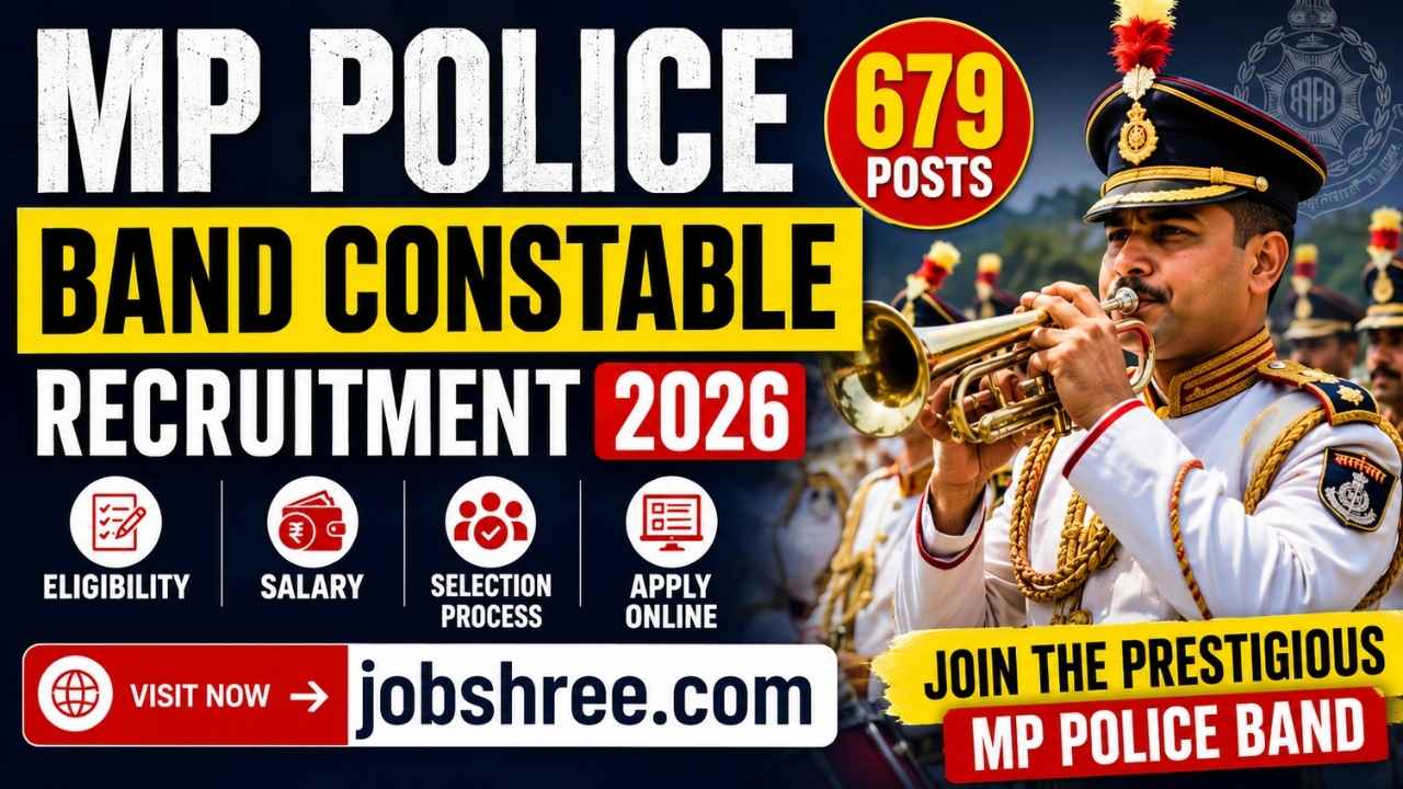 MP Police Band Constable Recruitment 2026 Apply Online for 679 Posts, Eligibility, Salary and Selection Process
