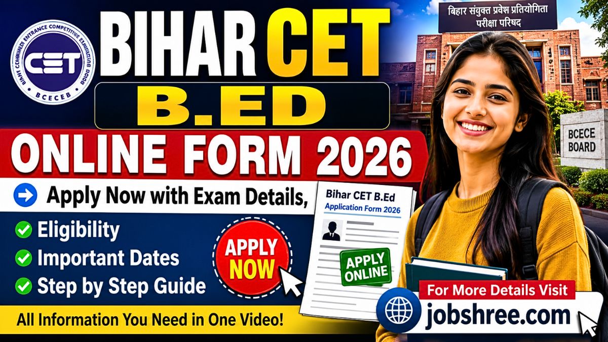 Bihar CET B.Ed Online Form 2026: Apply Now with Exam Details, Eligibility, Important Dates and Step by Step Guide