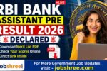 RBI Bank Assistant Pre Result 2026 Declared: Download Merit List PDF and Check Your Scores Online Today