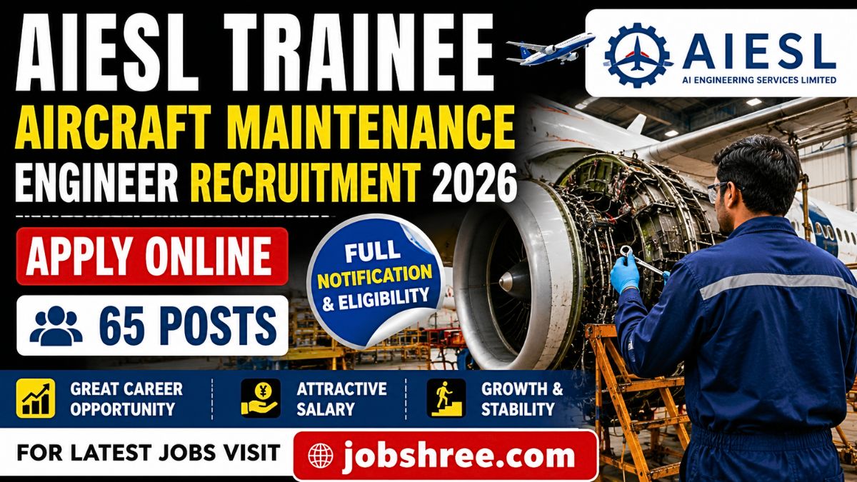 AIESL Trainee Aircraft Maintenance Engineer Recruitment 2026: Apply Online for 65 Posts with Full Notification and Eligibility