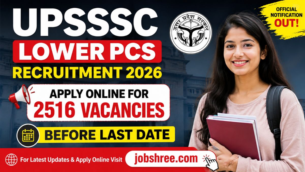 UPSSSC Lower PCS Recruitment 2026
