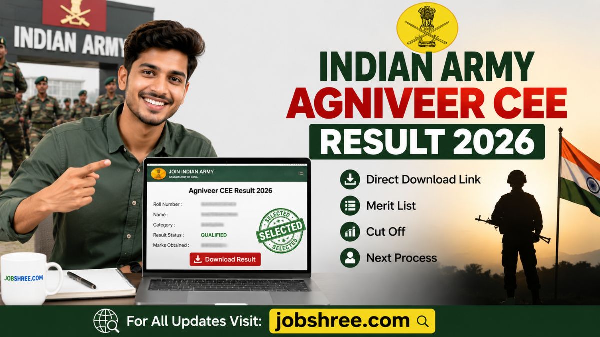 Indian Army Agniveer CEE Result 2026 Released: Direct Download Link, Merit List, Cut Off and Next Process