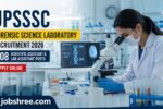 UPSSSC Forensic Science Laboratory Recruitment 2026: Apply Online for 208 Scientific Assistant and Lab Assistant Posts