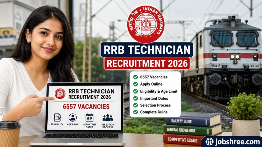 Railway RRB Technician Recruitment 2026: Apply Online for 6557 Vacancies, Eligibility, Age Limit, Important Dates, Selection Process and Complete Guide