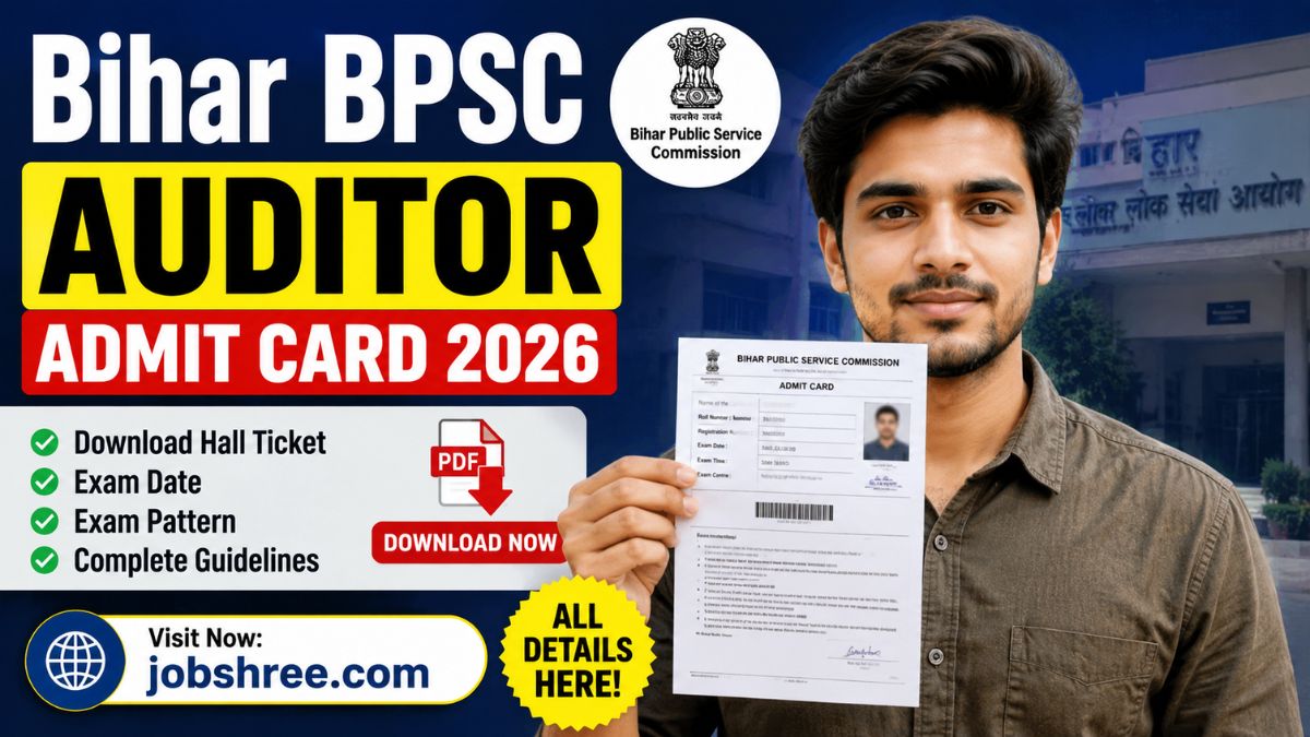 Bihar BPSC Auditor Admit Card 2026 Released: Download Hall Ticket, Exam Date, Pattern, and Complete Guidelines
