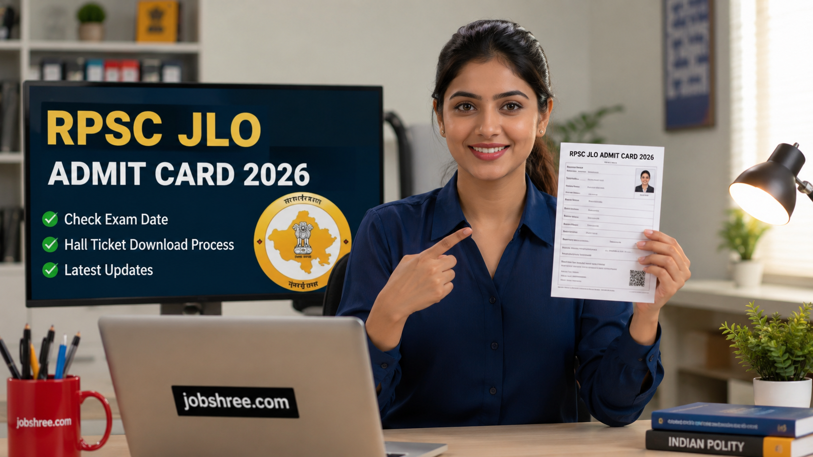 RPSC Junior Legal Officer JLO Admit Card 2026 Released Check Exam Date, Hall Ticket Download Process and Latest Updates